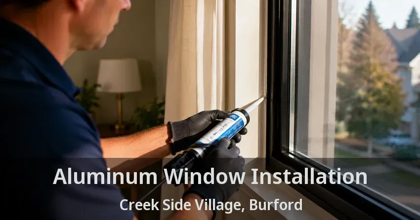 Aluminum Window Installation Creek Side Village, Burford - ON