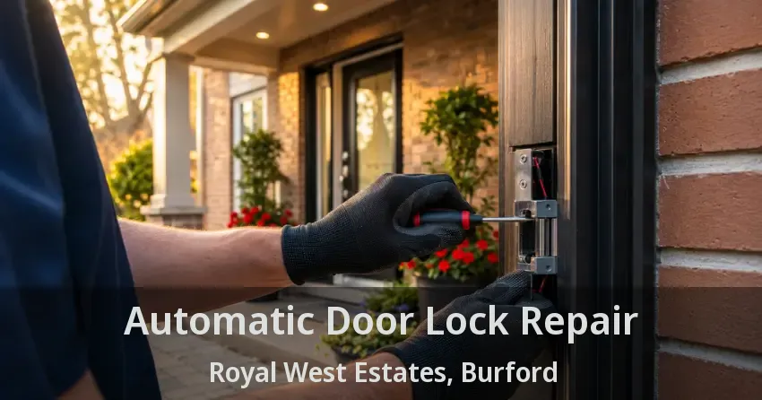 Automatic Door Lock Repair Royal West Estates, Burford - ON