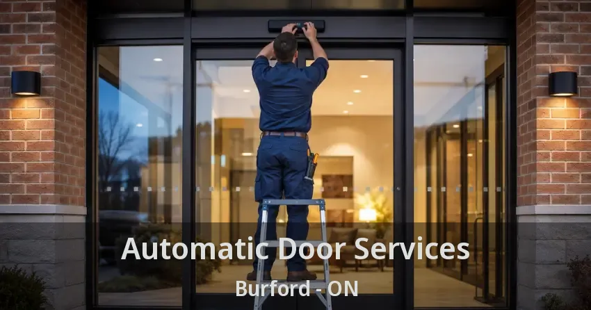 Automatic Door Services Burford - ON