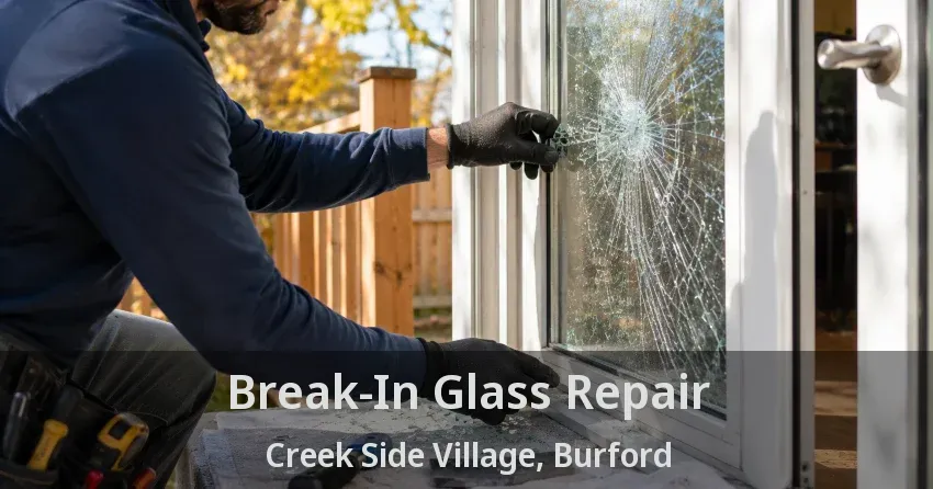 Break-In Glass Repair Creek Side Village, Burford - ON