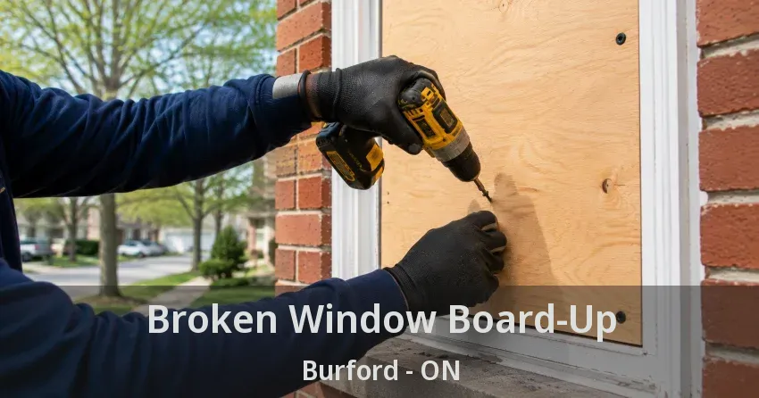 Broken Window Board-Up Burford - ON