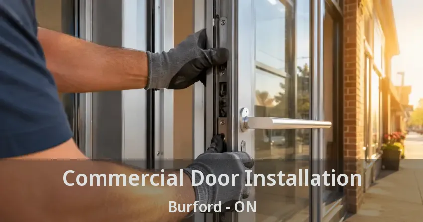 Commercial Door Installation Burford - ON