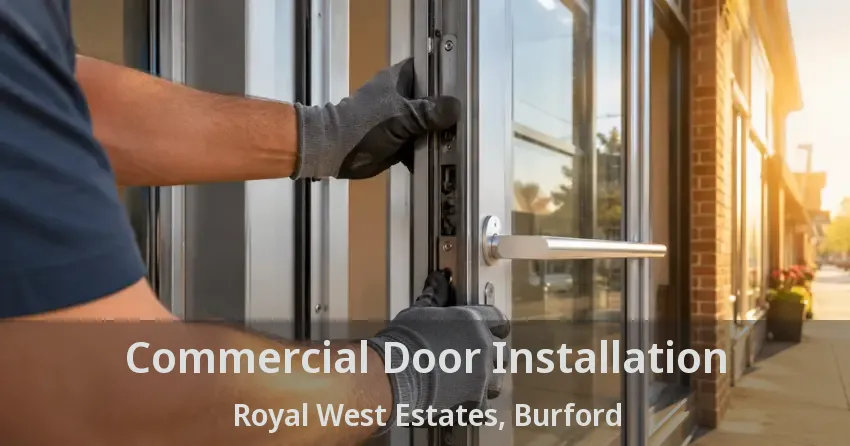 Commercial Door Installation Royal West Estates, Burford - ON