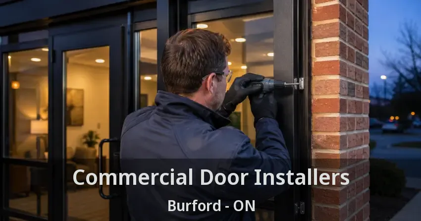 Commercial Door Installers Burford - ON