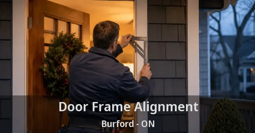 Door Frame Alignment Burford - ON
