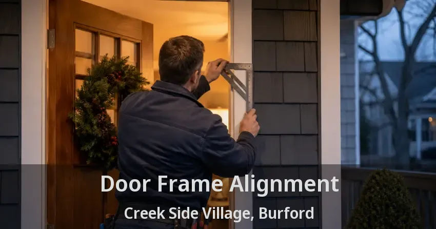 Door Frame Alignment Creek Side Village, Burford - ON