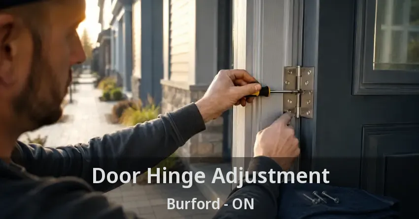Door Hinge Adjustment Burford - ON