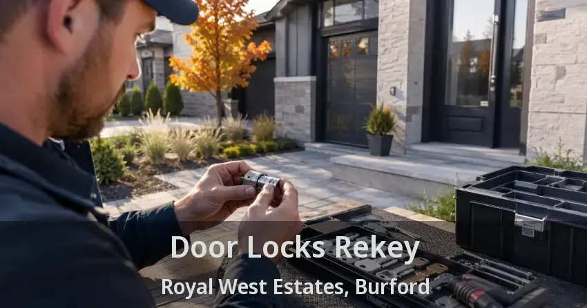Door Locks Rekey Royal West Estates, Burford - ON