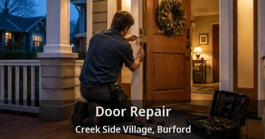 Door Repair Creek Side Village, Burford - ON