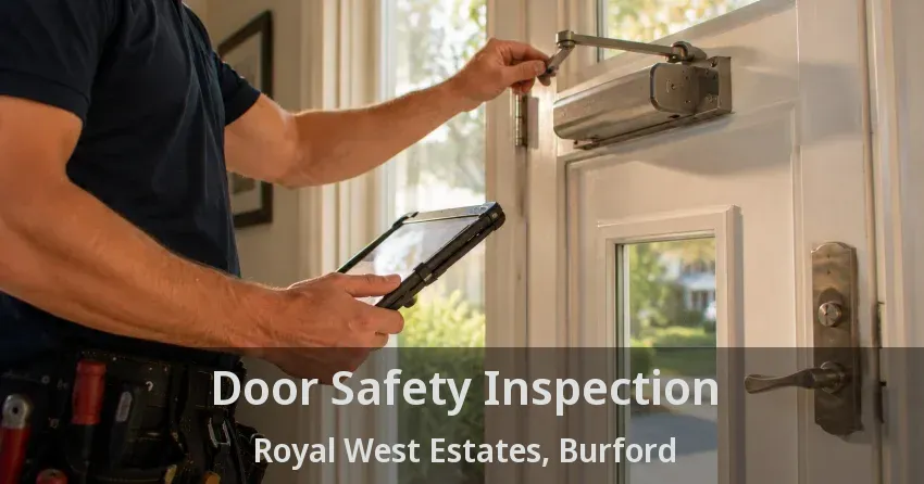 Door Safety Inspection Royal West Estates, Burford - ON