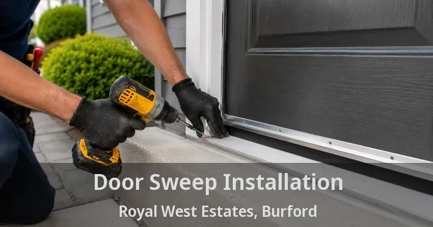 Door Sweep Installation Royal West Estates, Burford - ON