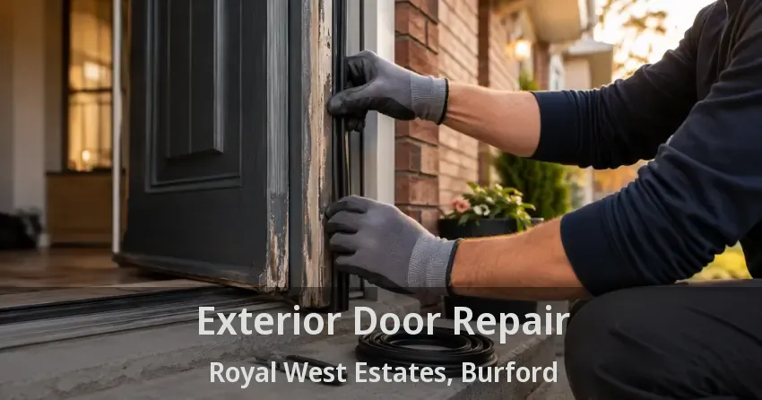 Exterior Door Repair Royal West Estates, Burford - ON