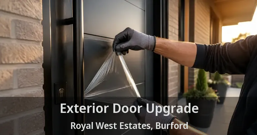 Exterior Door Upgrade Royal West Estates, Burford - ON