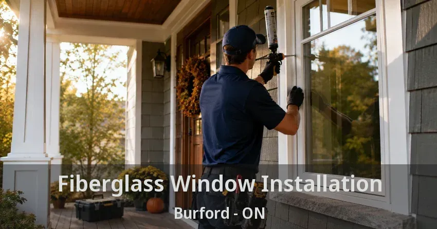 Fiberglass Window Installation Burford - ON