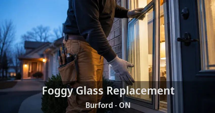 Foggy Glass Replacement Burford - ON