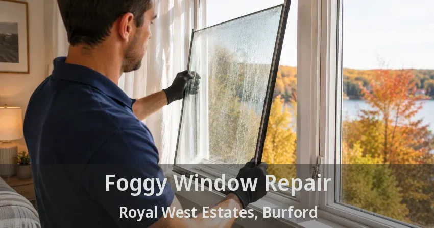 Foggy Window Repair Royal West Estates, Burford - ON