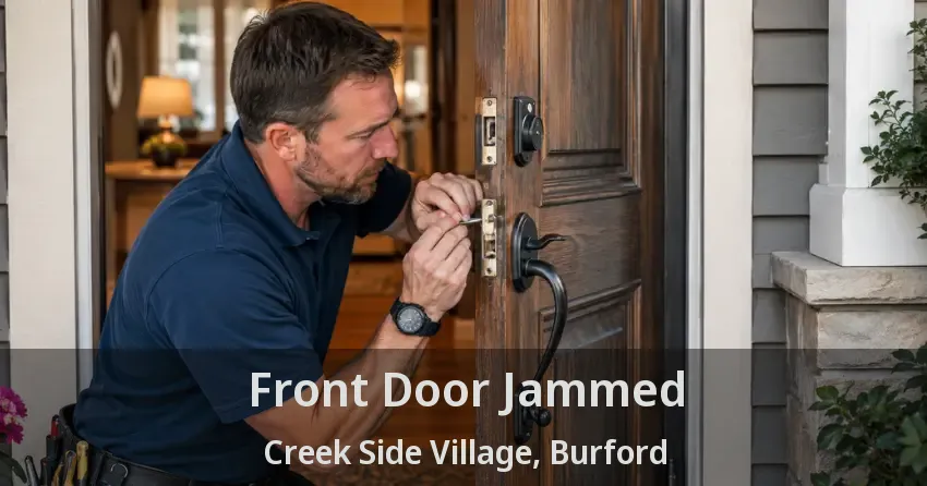 Front Door Jammed Creek Side Village, Burford - ON
