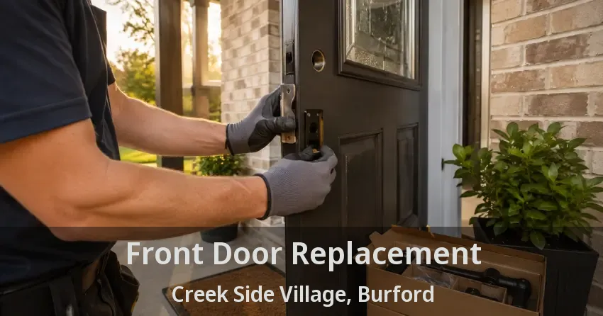 Front Door Replacement Creek Side Village, Burford - ON