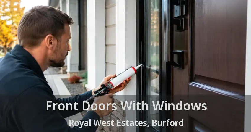 Front Doors With Windows Royal West Estates, Burford - ON