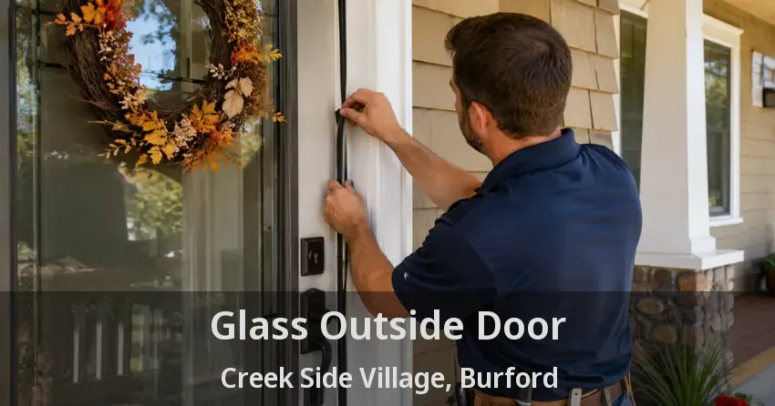Glass Outside Door Creek Side Village, Burford - ON