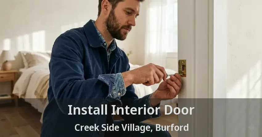 Install Interior Door Creek Side Village, Burford - ON