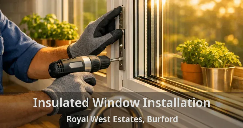 Insulated Window Installation Royal West Estates, Burford - ON