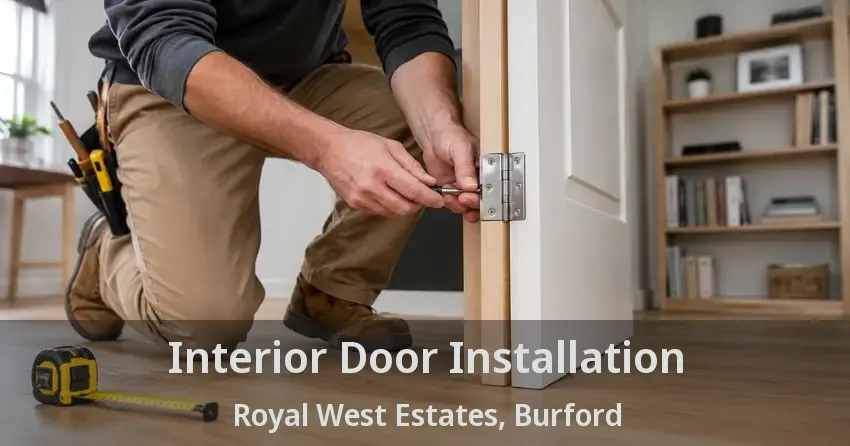 Interior Door Installation Royal West Estates, Burford - ON