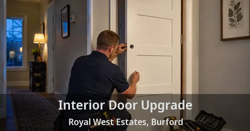 Interior Door Upgrade Royal West Estates, Burford - ON