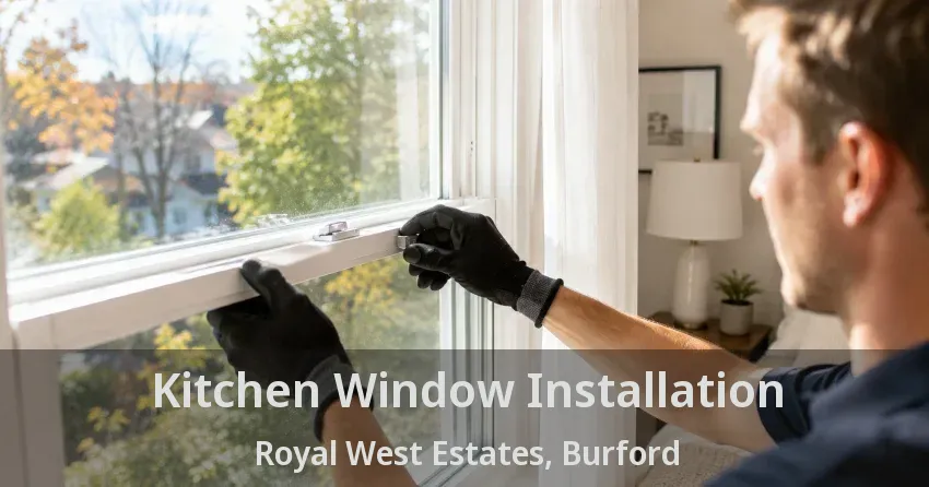 Kitchen Window Installation Royal West Estates, Burford - ON