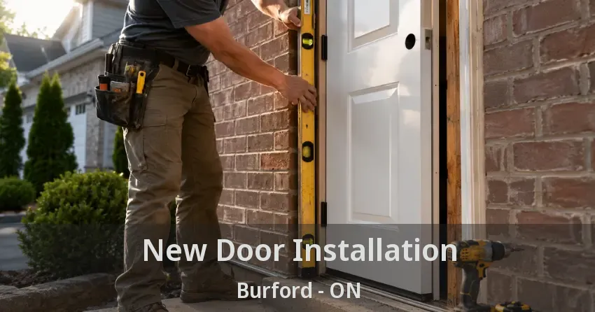 New Door Installation Burford - ON