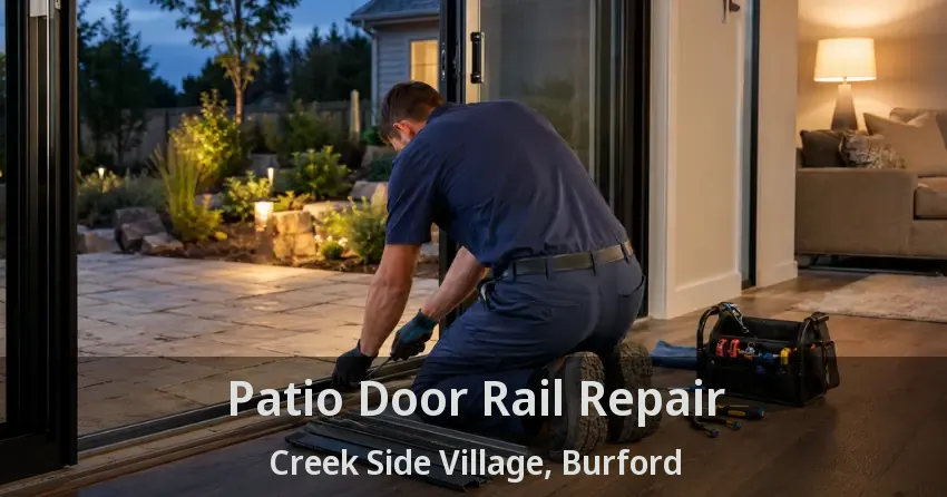 Patio Door Rail Repair Creek Side Village, Burford - ON