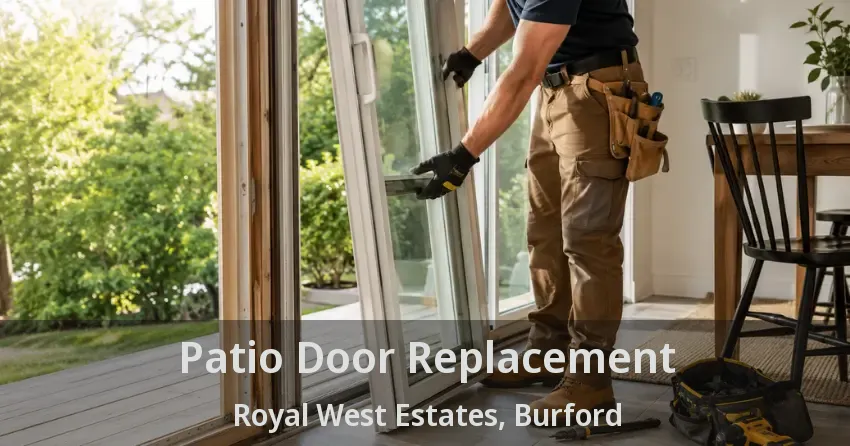 Patio Door Replacement Royal West Estates, Burford - ON