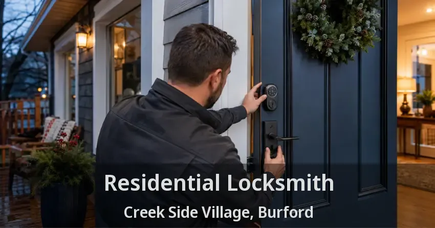 Residential Locksmith Creek Side Village, Burford - ON