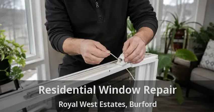 Residential Window Repair Royal West Estates, Burford - ON
