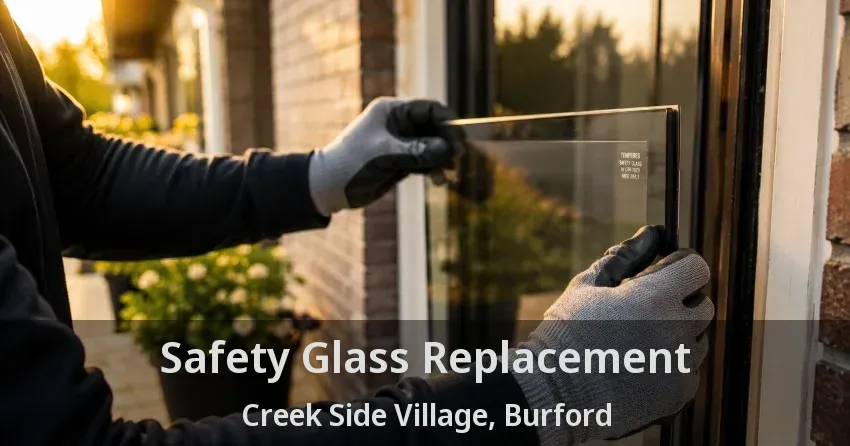 Safety Glass Replacement Creek Side Village, Burford - ON