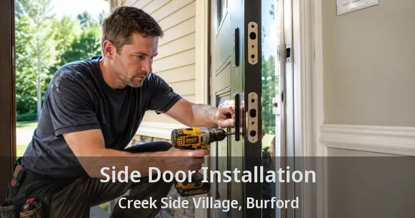 Side Door Installation Creek Side Village, Burford - ON