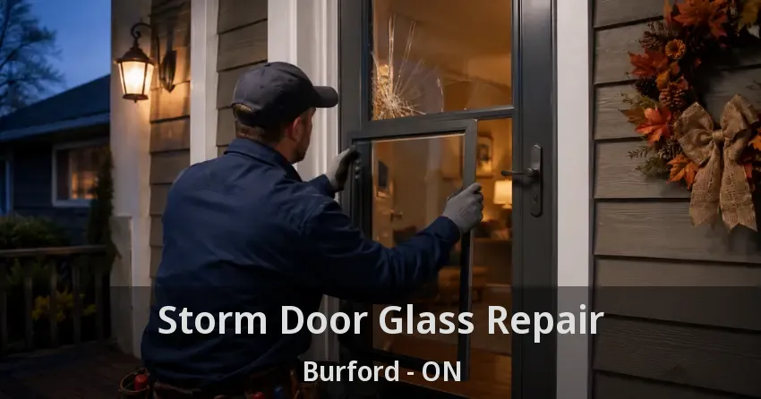 Storm Door Glass Repair Burford - ON