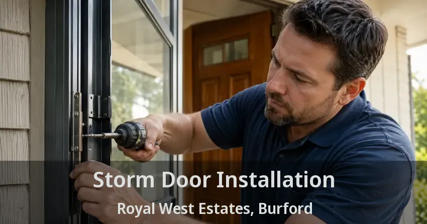 Storm Door Installation Royal West Estates, Burford - ON