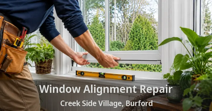 Window Alignment Repair Creek Side Village, Burford - ON