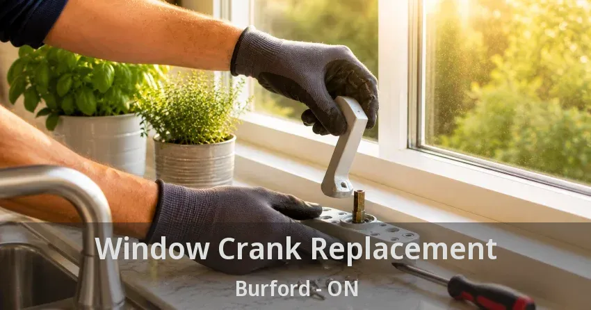 Window Crank Replacement Burford - ON