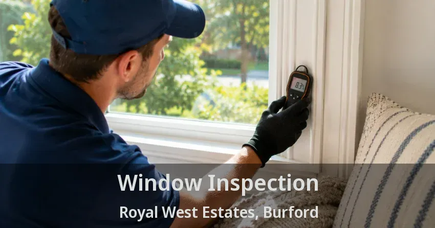 Window Inspection Royal West Estates, Burford - ON