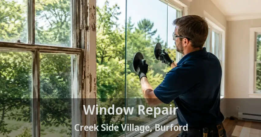 Window Repair Creek Side Village, Burford - ON