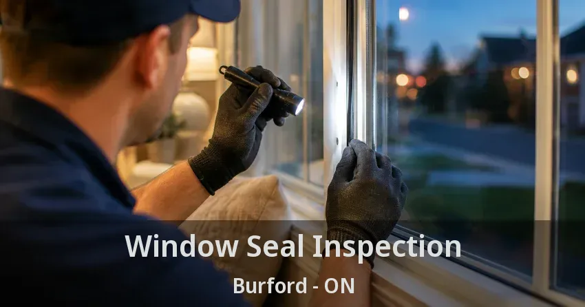 Window Seal Inspection Burford - ON