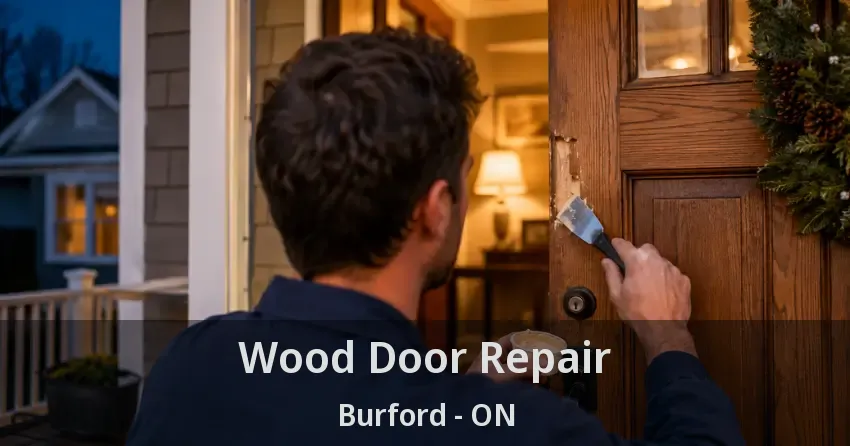 Wood Door Repair Burford - ON