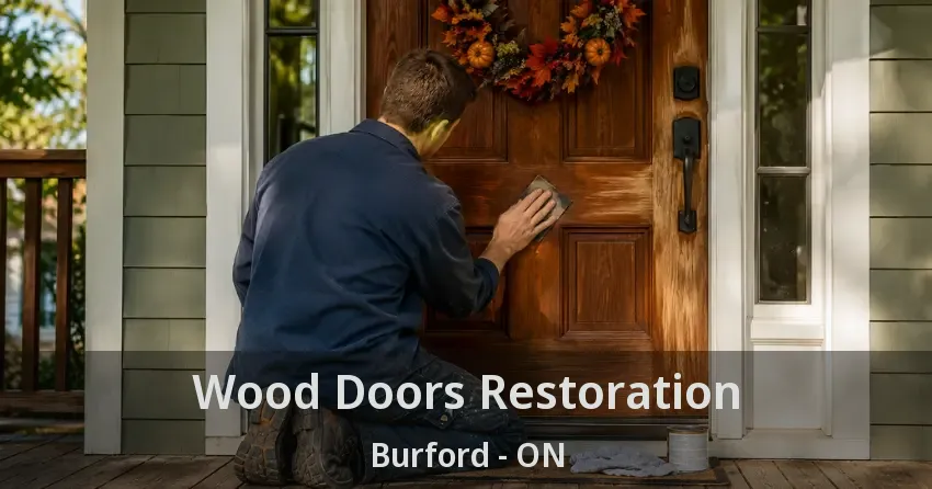 Wood Doors Restoration Burford - ON