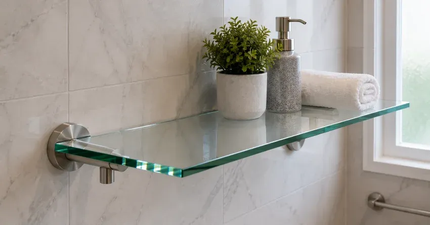 custom cut glass tabletop measured for exact fit Burford